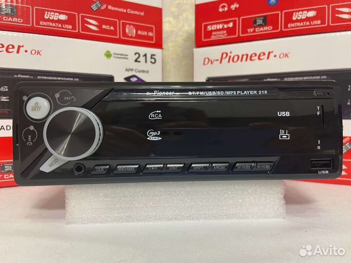 Автомагнитола Pioneer DV-215 Bluetooth, USB, AUX