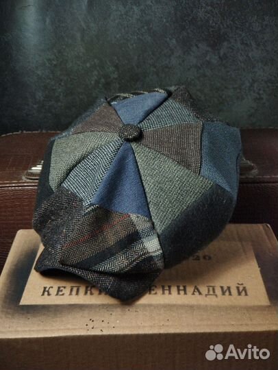 Кепка восьмиклинка пэчворк