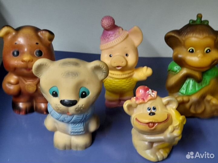 Резиновые игрушки из СССР