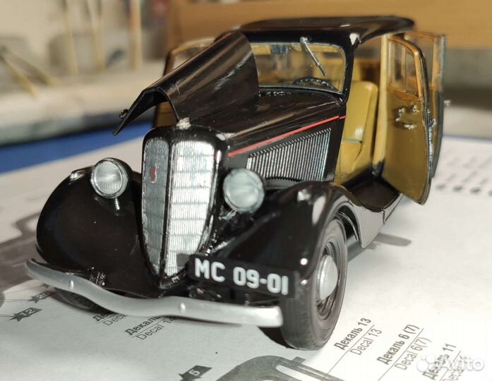 Модель автомобиля газ-М1 1/35