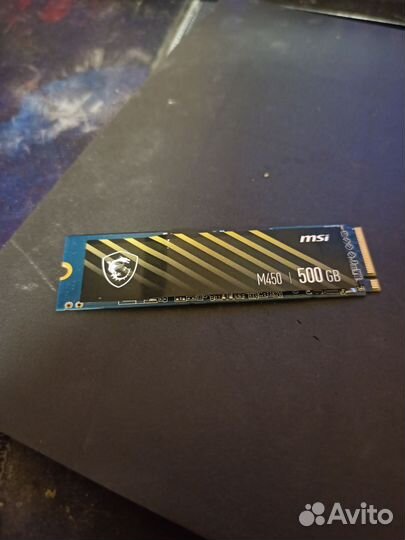 Ssd nvme MSI m450 500gb