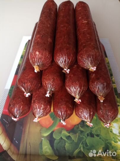 Копченое мясо и колбаса собственного производства