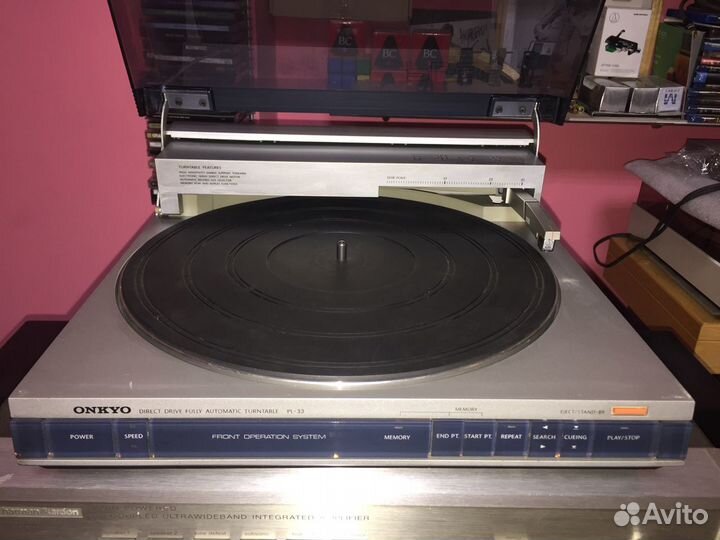 Onkyo PL-33 проигрыватель винила Япония 220 Вольт