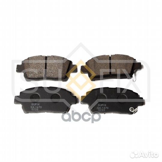 Колодки тормозные дисковые перед прав/лев S