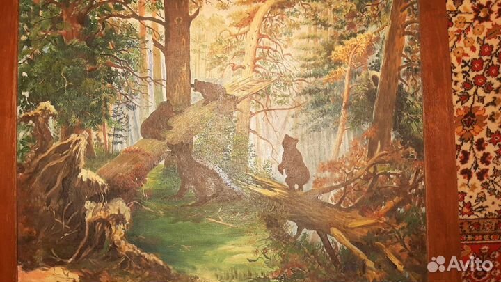 Картина маслом на холсте большая 92см115см