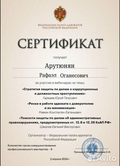 Адвокат по уголовным делам