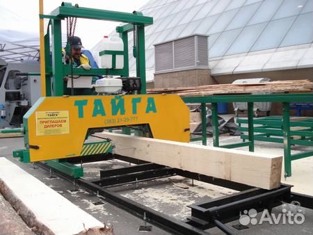 Ленточная пилорама 