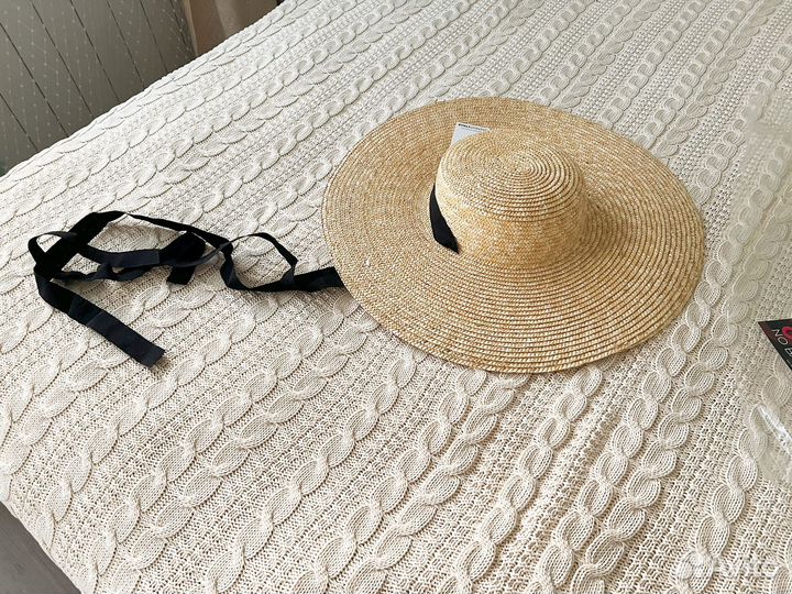 Шляпа натур.соломка