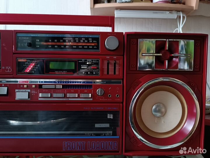 Магнитола victor DC-33(R) с проигрывателем винила