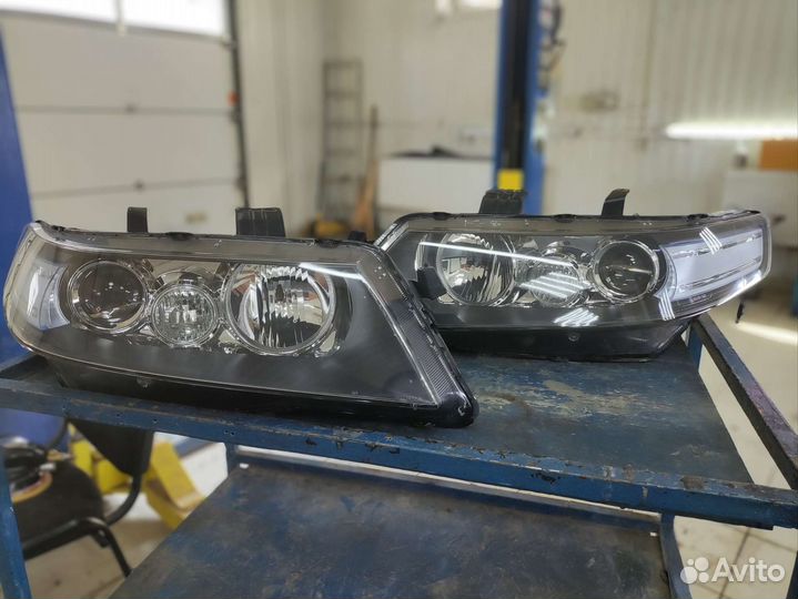 Фары Honda Accord 7 BI-LED рестайлинг/дорестайлинг