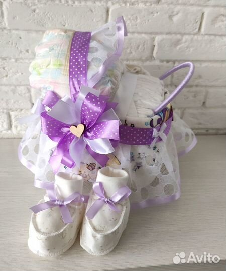 Торт из памперсов / подгузников