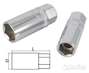 Головка свечная Aist 21мм 3/8
