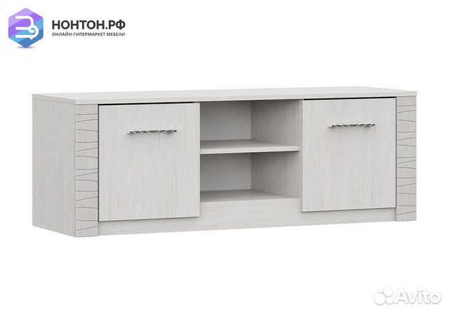 Тумба под тв 1.3 м Вирджиния ясень анкор светлый