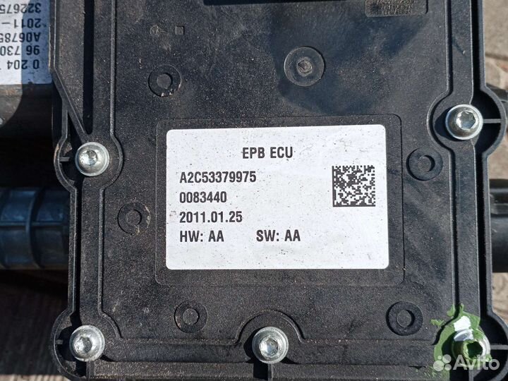 Пежо 3008 блок стояночного тормоза