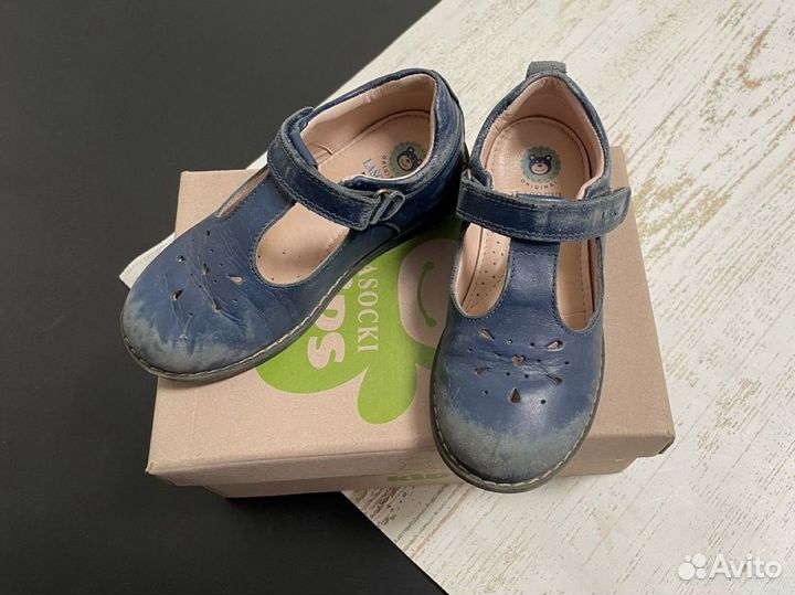 Туфли для девочки натуральная кожа 27