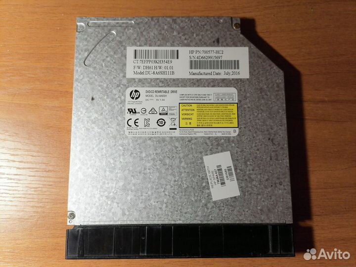 Lite-On DU-8A6SH111B UltraSlim DVD-RW DL