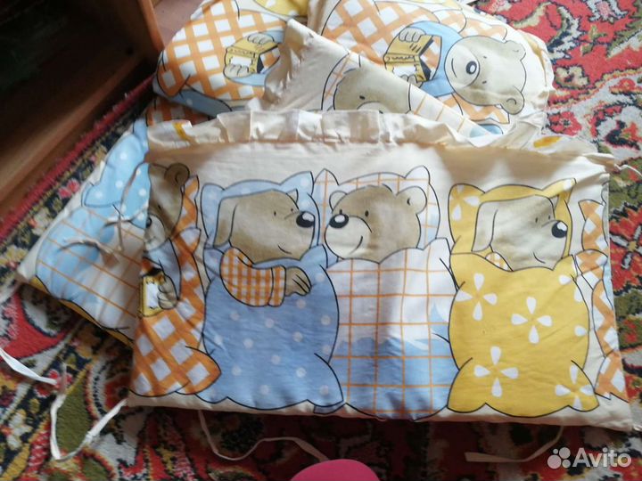 Бортики и балдахин в кроватку