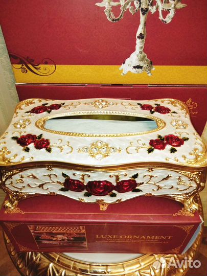 Luxe ornament Салфетница и Подсвечники Новое