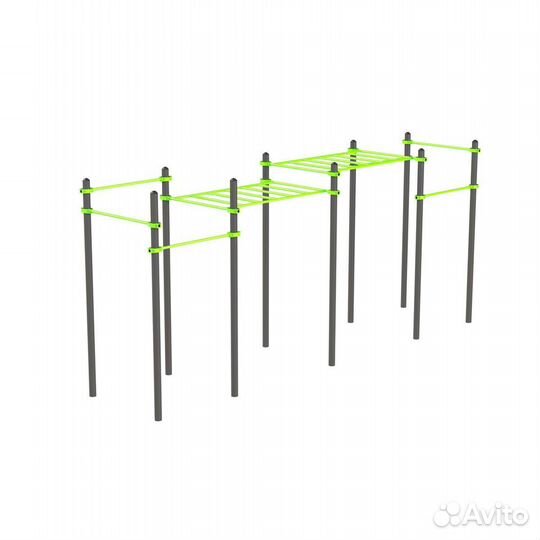 Воркаут (рукоход классический двухуровневый W248