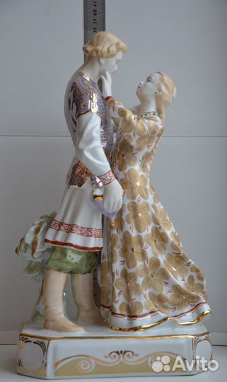 Дулево Статуэтка Руслан и Людмила Сказка Фарфор