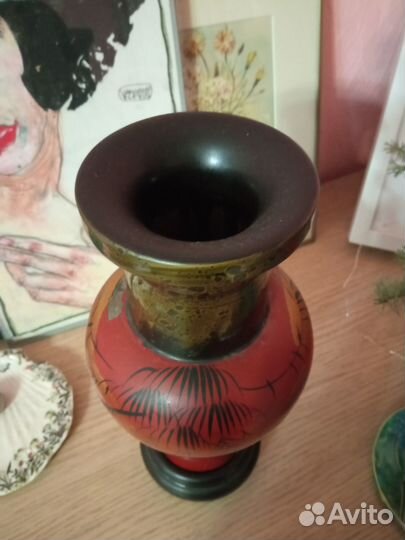 Ваза деревянная китайская