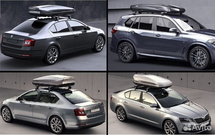 Автобокс на крышу Шевроле Круз