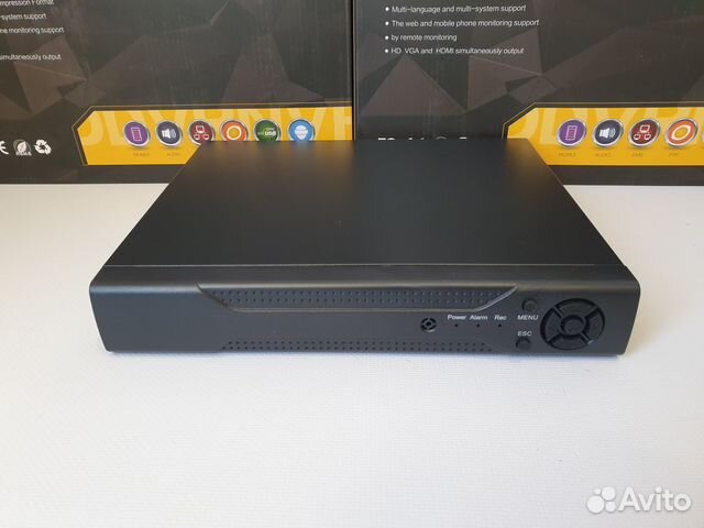 Видеорегистратор гибридный 4 канала 2 Мп