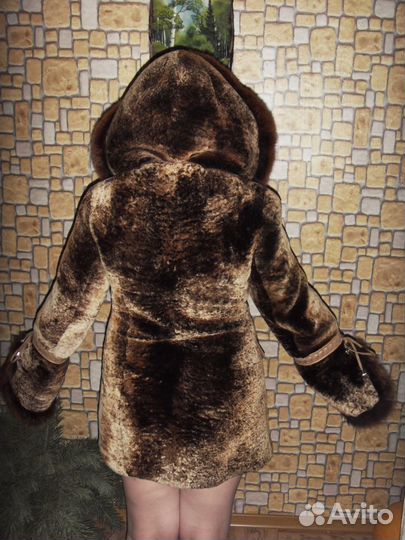 Шуба мутоновая, эксклюзив