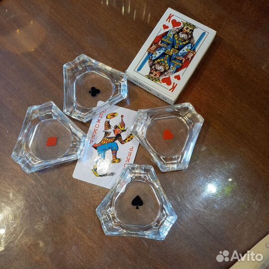 Пепельницы,чешское хрустальное стекло