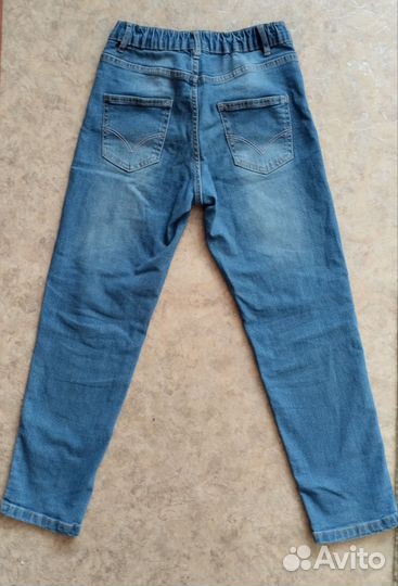 Джинсы для девочки 140