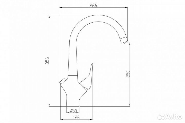 Смеситель SH 815 black BR