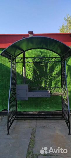 Мангал. Мангальная зона под крышей