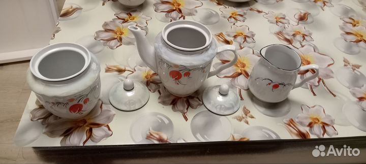 Чайный сервиз керамический