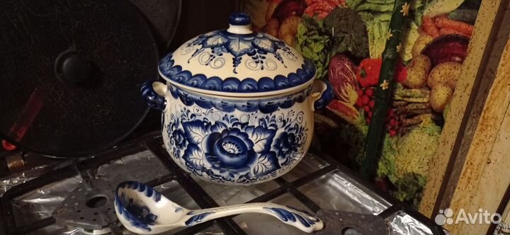 Посуда гжель