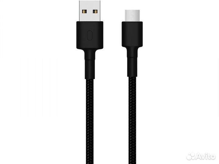 Кабель Xiaomi Braided USB Type-C Cable 1м Черный