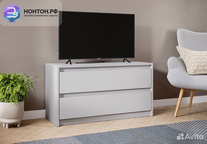 Тв-тумба Айден 1000 серый