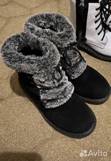 Ботинки замшевые для девочки, 31 размер