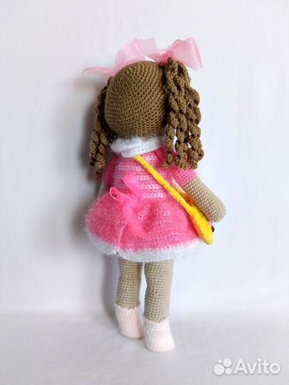 Кукла Вязаная крючком 40 см