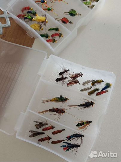 Набор мушек для ловли форели, ленка и хариуса