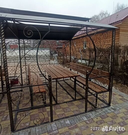 Мангальный комплекс с беседкой