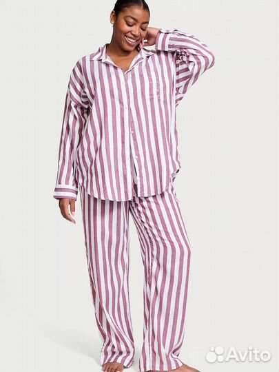 Пижама из модала в полоску от Victoria’s Secret