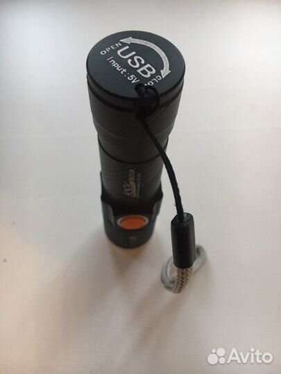 Фонарик новый мини USB