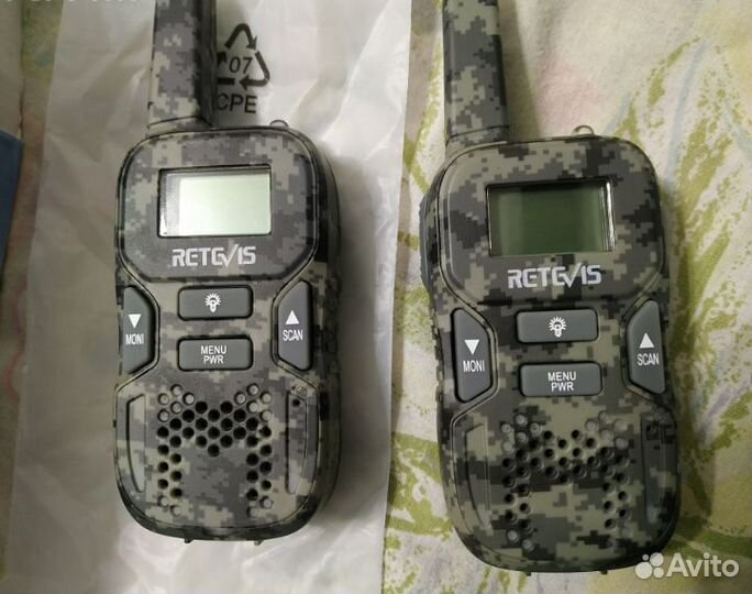 Рации разрешённый диапазон новые.не игрушечные