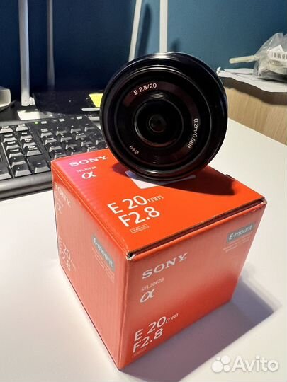Объектив Sony fe 20 mm f 2.8 (sel20f28)