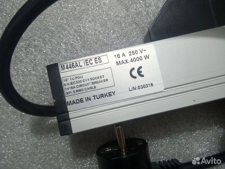 Распределитель питания estap m446al iec es 19