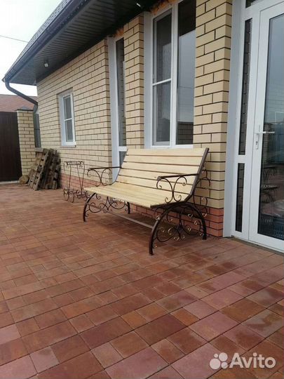 Скамейка кованная уличная