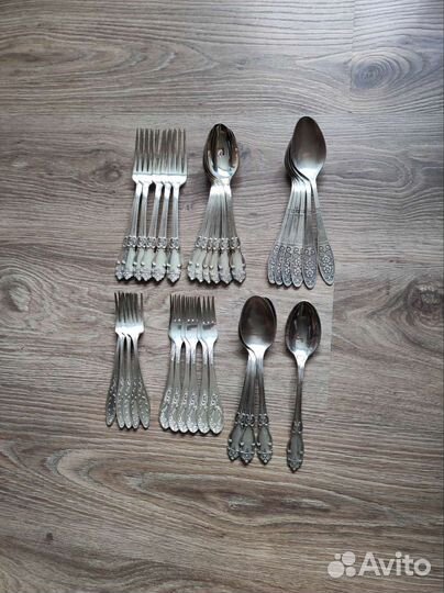 Ложки вилки мельхиор мнц СССР советские рмз