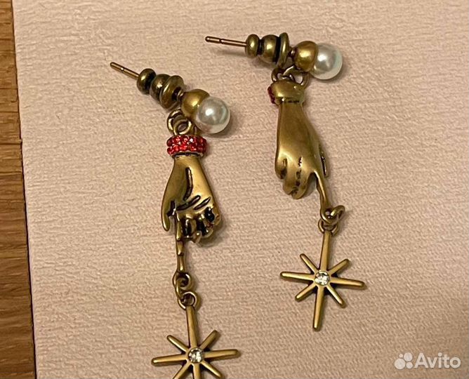 Alexander mcqueen серьги