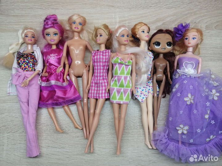 Игрушки пакетом для девочки