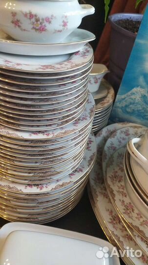 Сервиз столовый Noritake Rose, Япония